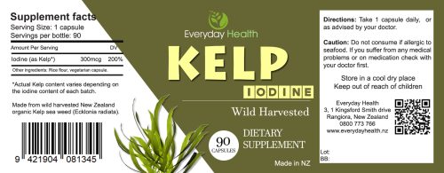 NZ Kelp Iodine - 90 Capsules - Image 2