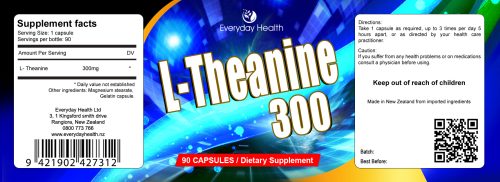 L-Theanine - 90 Capsules - 300mg - Image 2