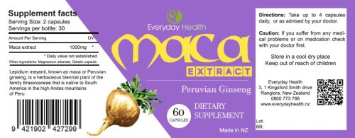 Maca - 60 Capsules - Super Extract - Image 2