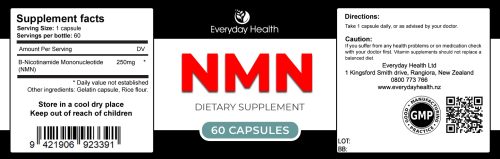 NMN - 250mg - 60 capsules - Nicotinamide Mononucleotide - Image 2