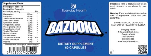 Bazooka - 60 Capsules - Male Function - Image 2