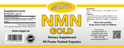 NMN Gold - 350mg - 90 Caps - Image 2