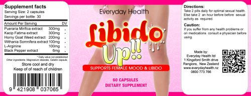 Libido Up - 60 Capsules - Female Libido - Image 2