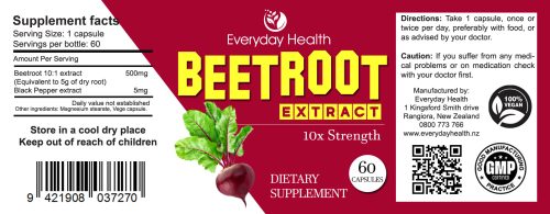 Beetroot extract - 60 capsules - Image 2