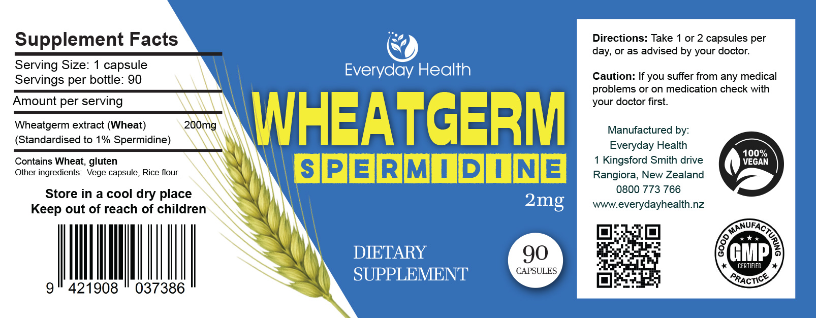 Spermidine - 90 Capsules - Image 2