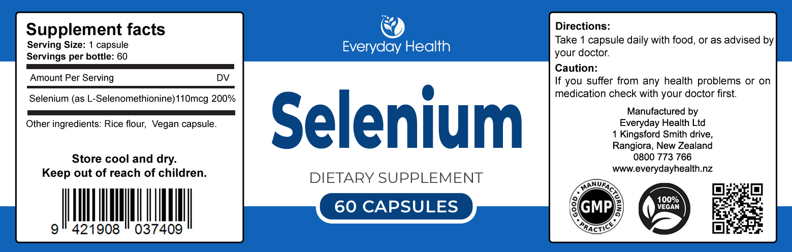 Selenium - 60 Caps - 110mg - Image 2
