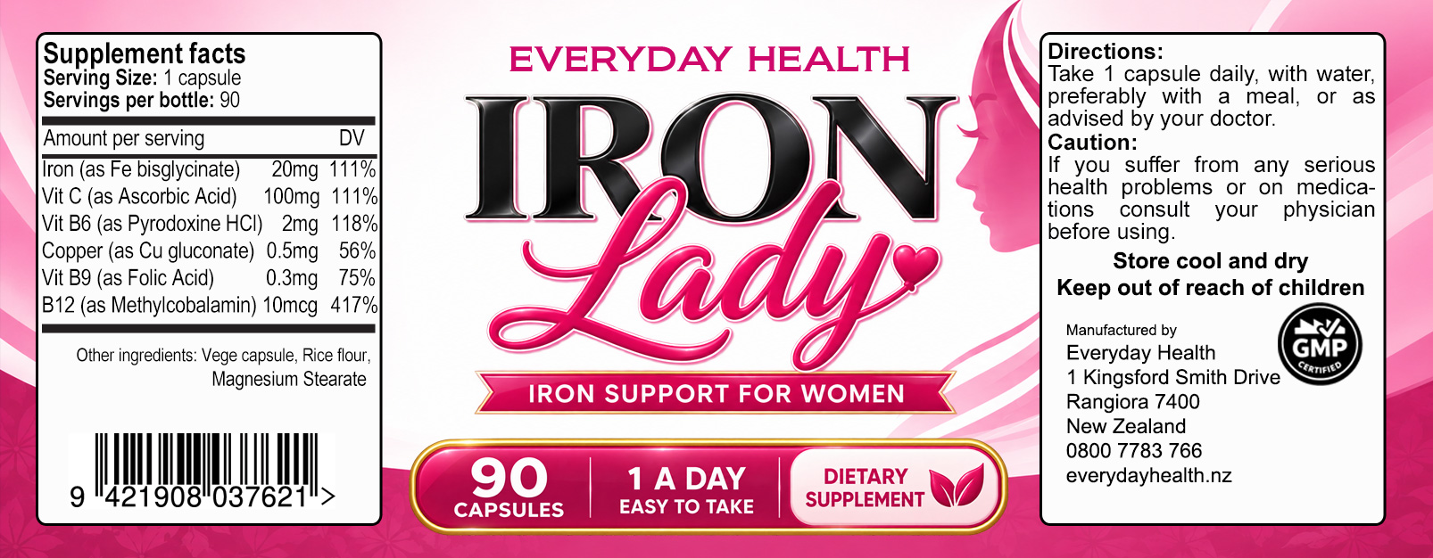 Iron Lady - 90 Capsules - Image 2